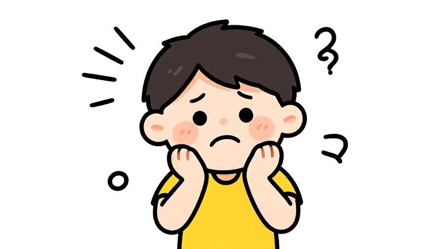 Illustration of a character backing away with a disgusted face, cartoonish squiggles around to show discomfort, vibrant colors, illustrated style