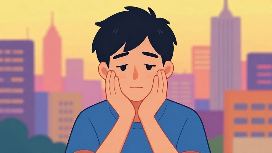 Illustration of a character nodding approvingly with a soft cityscape in the background, vibrant colors, illustrated style