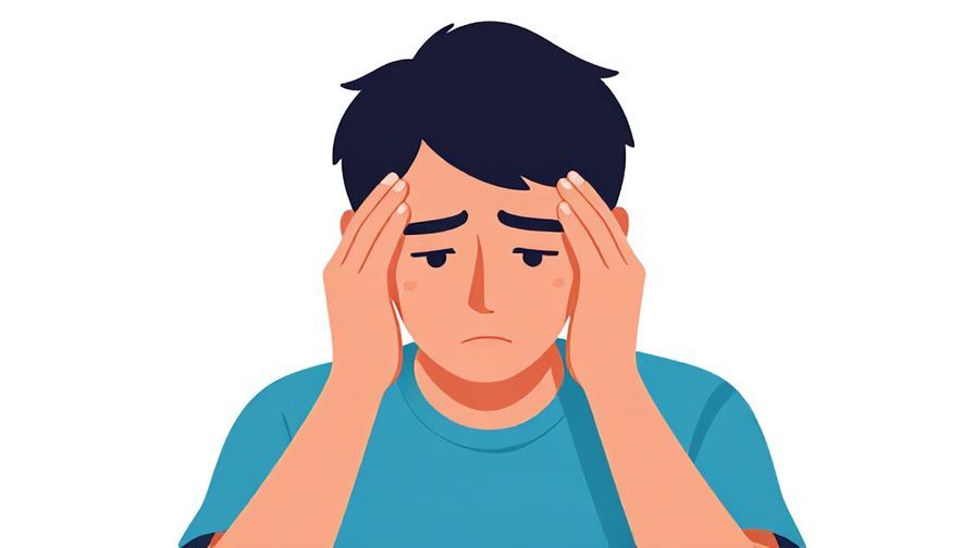 Illustration of a concerned individual gently tilting their head, softly asking if something’s wrong, bright colors