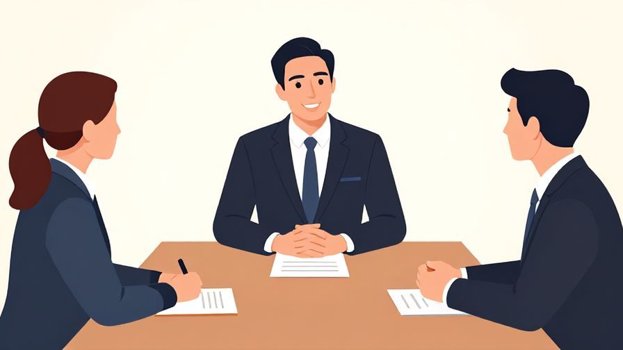 Illustration of a formal committee meeting, with one member politely rejecting a proposal