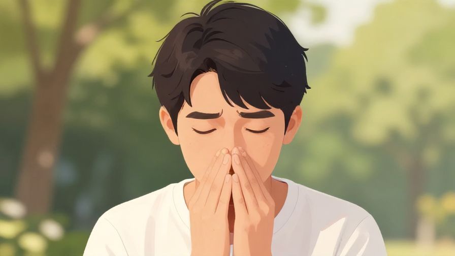 Illustration of a person nodding in agreement, thoughtful and calm expression, soft, natural background