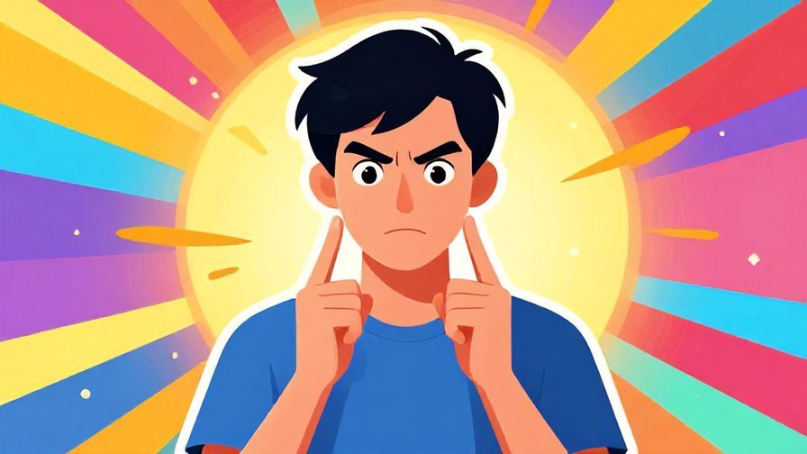 Illustration of a person snapping their fingers with a determined look, bright colorful background symbolizing change and energy