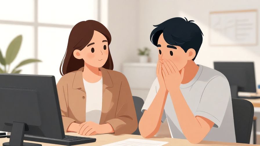Illustration of a respectful listener nodding during an explanation in a bright office room