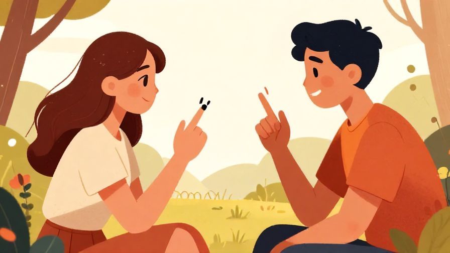 Illustration%20of two friends playfully chanting while readying their hands to play rock paper scissors, relaxed outdoor setting, warm colors