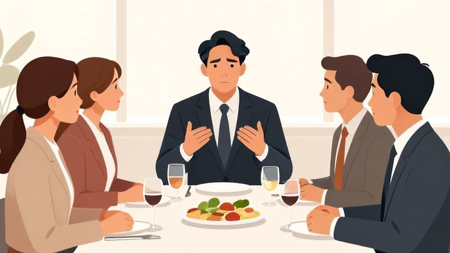 Illustration%20of%20a business lunch%20where tension rises%20among%20attendees%2C%20soft%20lighting