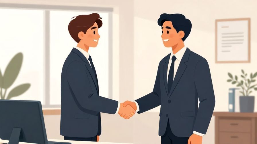 Illustration%20of%20a business setting with two colleagues shaking hands warmly in an office, polite atmosphere