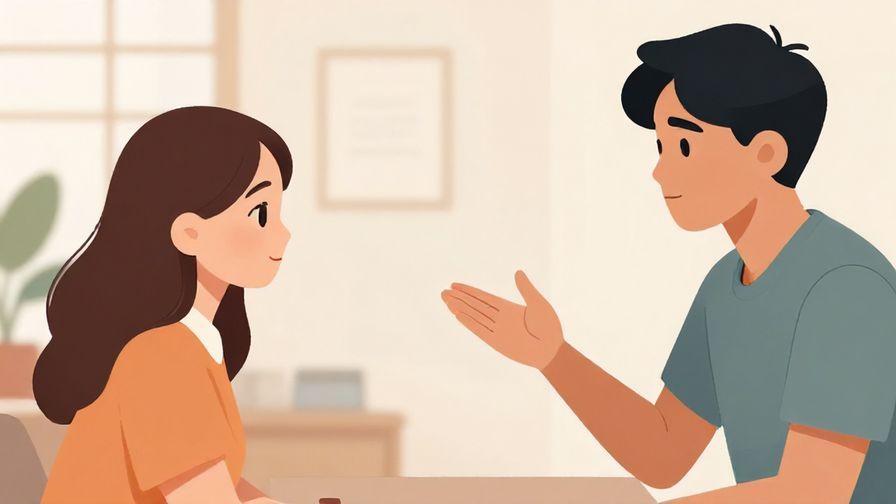 Illustration%20of%20a calm, composed person explaining firmly yet kindly%20while%20the%20other%20listens%20respectfully%2C%20illustrated%20style