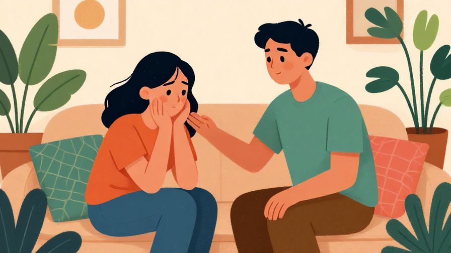 Illustration%20of%20a calm mentor gently guiding a worried person in a softly lit room with plants and cushions%2C%20vibrant%20colors%2C%20illustrated%20style