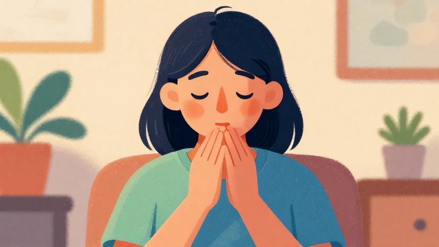 Illustration%20of%20a calm person closing their mouth gently with a kind expression in a softly lit room, symbolizing restraint and peace-making, vibrant colors, illustrated style