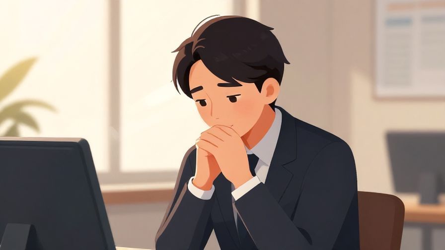 Illustration%20of%20a calm professional in a formal setting, nodding with a serene expression, light rays filtering through a window behind