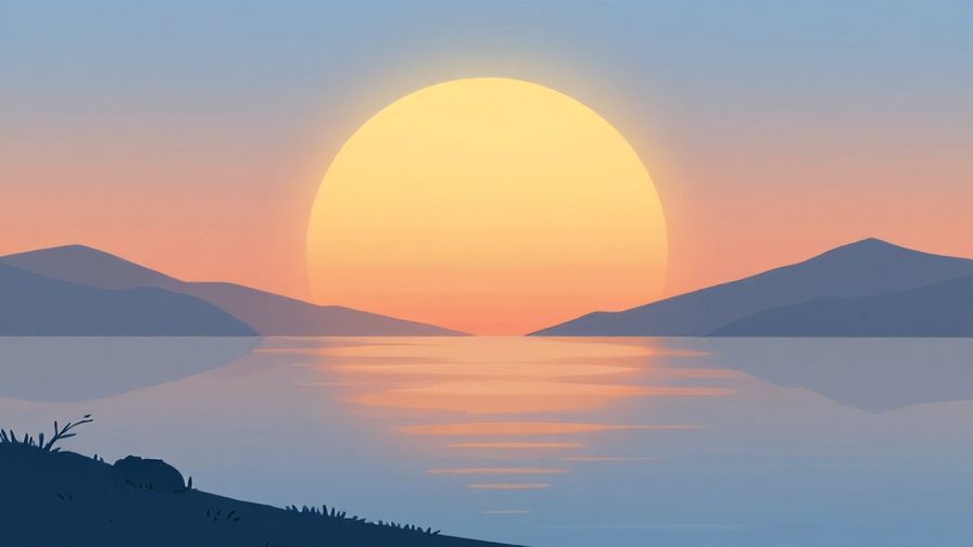 Illustration%20of%20a calm sunrise%20scene%20symbolizing%20the%20end%20of%20one%20day%20and%20the%20start%20of%20another%2C%20illustrated%20style