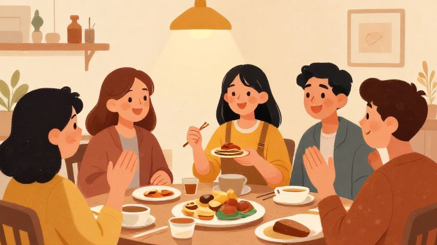 Illustration%20of%20a casual group scene where one person is happily collecting prizes while friends cheer, cozy and lively atmosphere, illustrated style