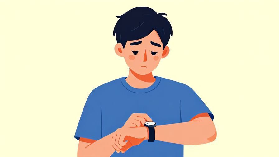 Illustration%20of%20a casual young person checking their watch with a slightly tired expression%2C%20bright%20colors%2C%20illustrated%20style
