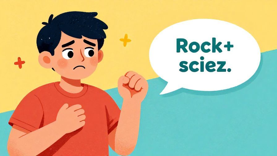 Illustration%20of%20a character showing a sad but playful expression holding a fist to their chest after losing rock paper scissors, vibrant colors, illustrated style