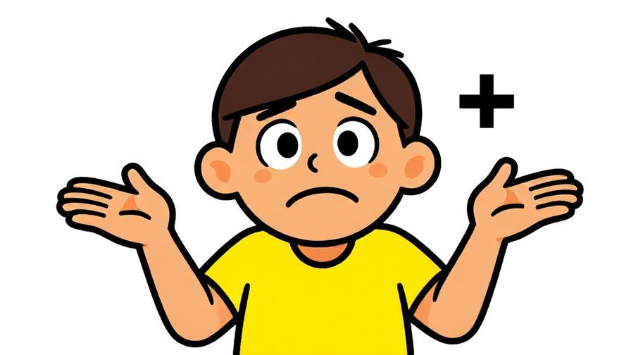 Illustration%20of%20a character with a confused expression making a shrugging gesture, bright colors and expressive style