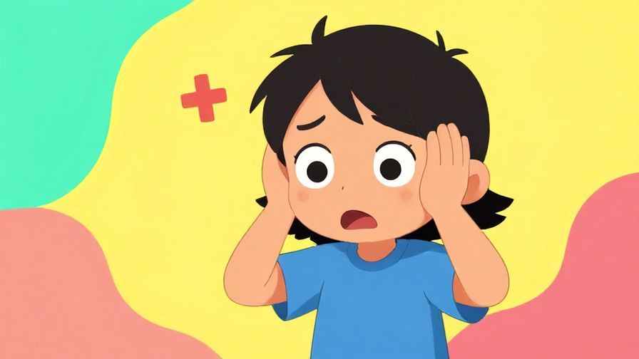 Illustration%20of%20a character with a surprised expression suddenly shaking their head with a casual atmosphere and vibrant colors