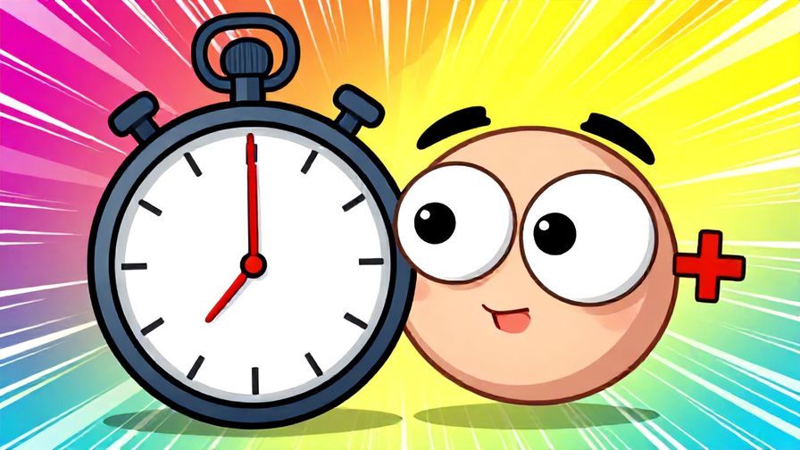 Illustration%20of%20a character with wide eyes and a stopwatch in the background, symbolizing urgency, colorful and dynamic illustration