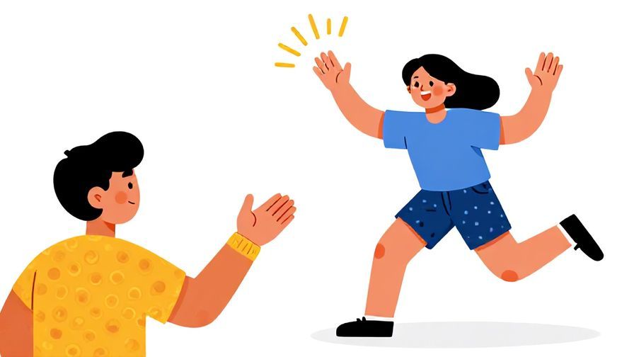 Illustration%20of%20a cheerful person inviting someone to eat heartily%2C bright colors%2C dynamic pose%2C illustrated style