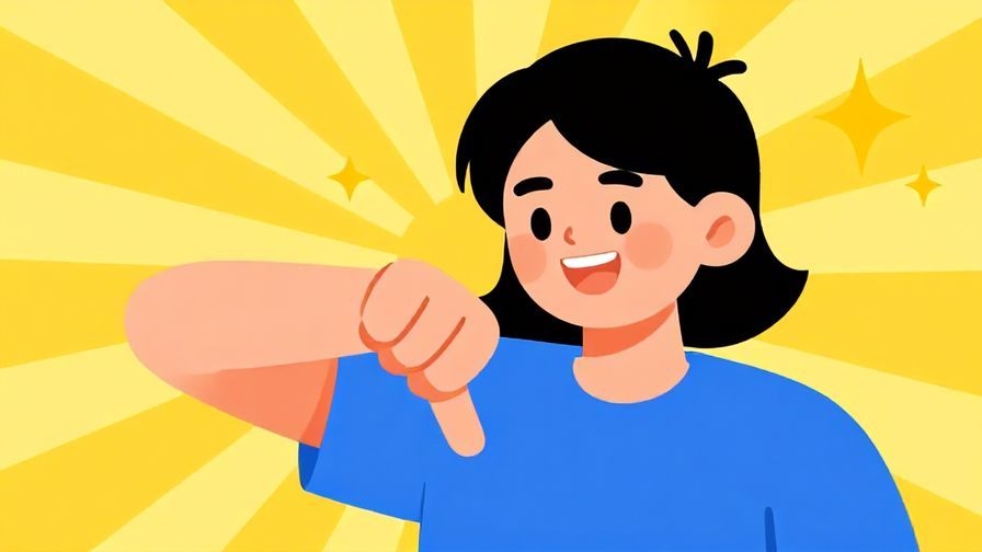 Illustration%20of%20a cheerful person making a dismissive hand gesture, bright background with sun rays and stars, vibrant colors, illustrated style