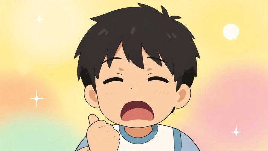 Illustration%20of%20a cheerful%20person%20from%20Kansai%20region%20expressing%20strong%20disbelief%2C%20colorful%20background%2C%20illustrated%20style