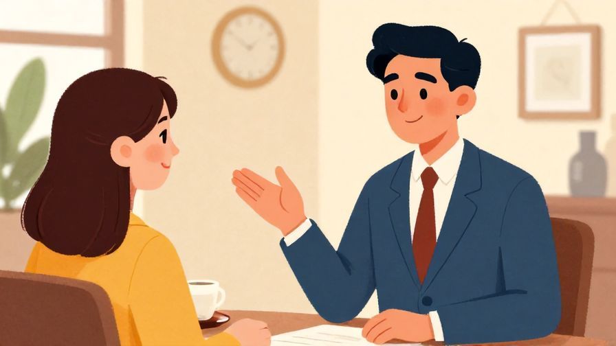 Illustration%20of%20a composed person politely declining with a slight smile in a formal environment, vibrant colors, illustrated style