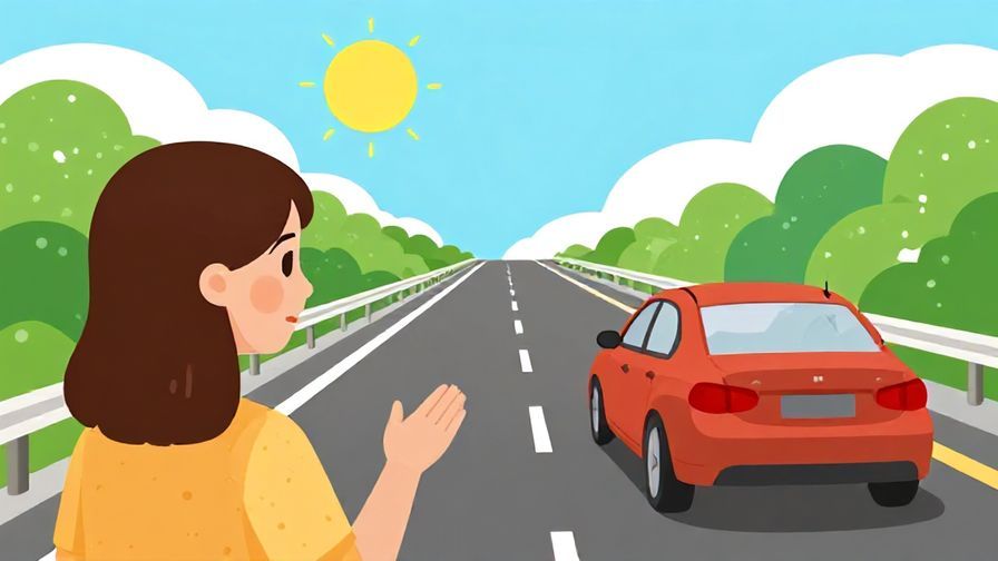 Illustration%20of%20a concerned friend warning a driver not to speed, with a sunny highway in the background