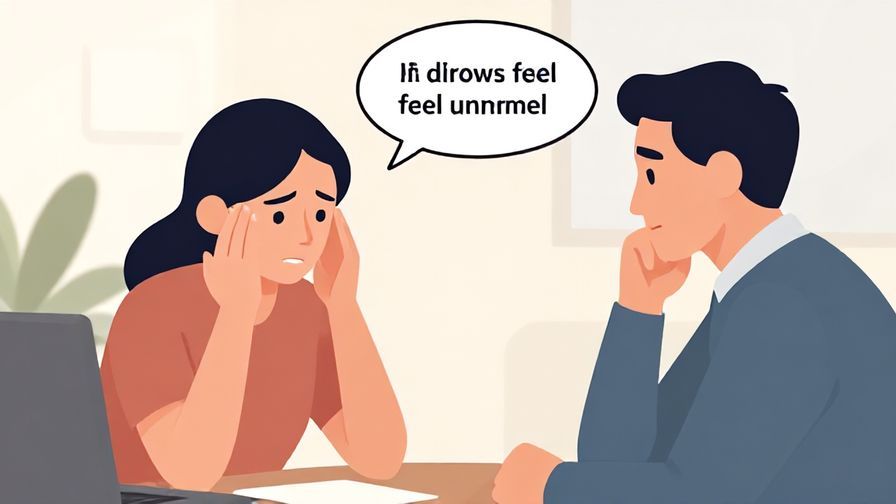 Illustration%20of%20a concerned person asking a colleague if they feel unwell, indoor setting, calm colors