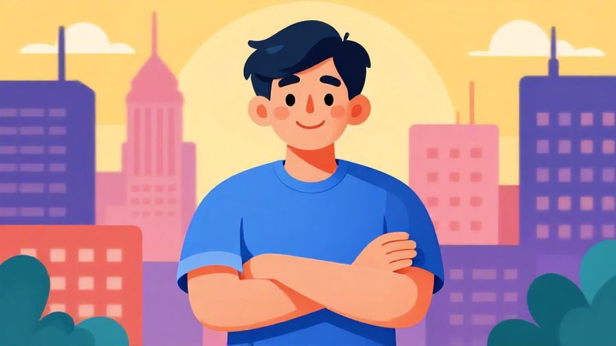 Illustration%20of%20a confident character with crossed arms and a warning smile%2C%20cityscape%20background%2C%20vibrant%20colors%2C%20illustrated%20style