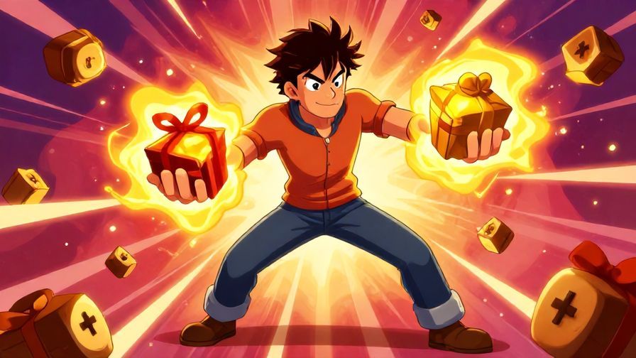 Illustration%20of%20a confident figure grabbing glowing treasures with swift motions, energetic and vivid colors, illustrated style