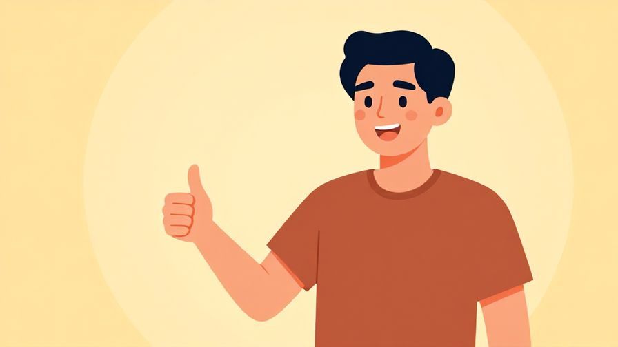 Illustration%20of%20a confident person giving a thumbs-up with an encouraging smile and bright, warm background