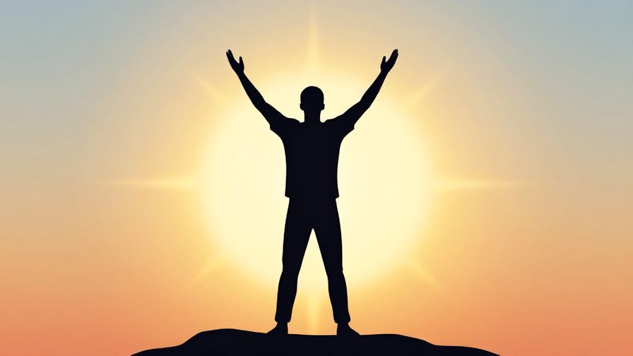 Illustration%20of%20a confident person standing tall with a sunrise behind, symbolizing success and hope