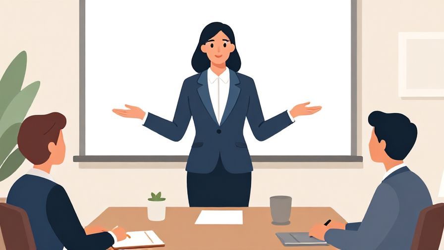 Illustration%20of%20a confident%20businessperson%20gesturing%20open-handedly%20in%20a%20formal%20meeting%20room%20with%20calm%20colors%2C%20illustrated%20style