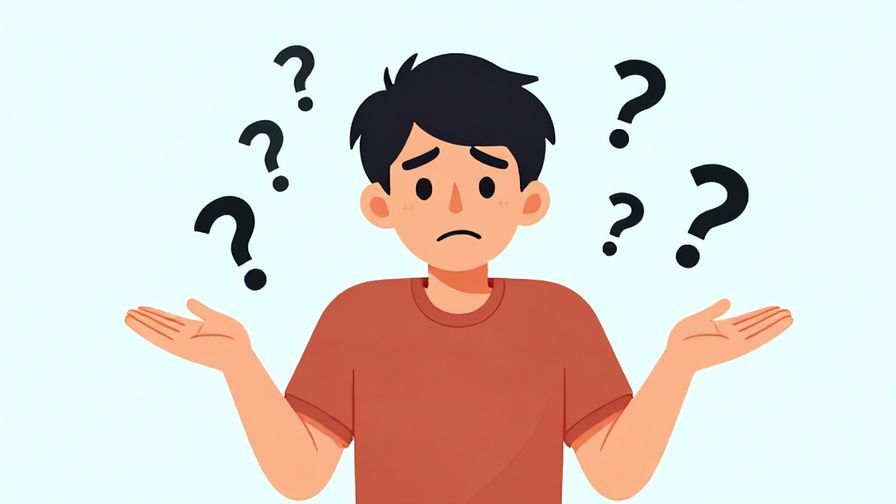 Illustration%20of%20a confused person shrugging shoulders with a friendly smile, question marks gently floating around
