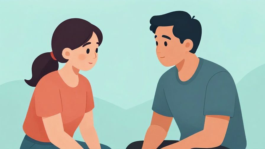 Illustration%20of%20a counselor or professional listening carefully with empathy, soft background with calming colors