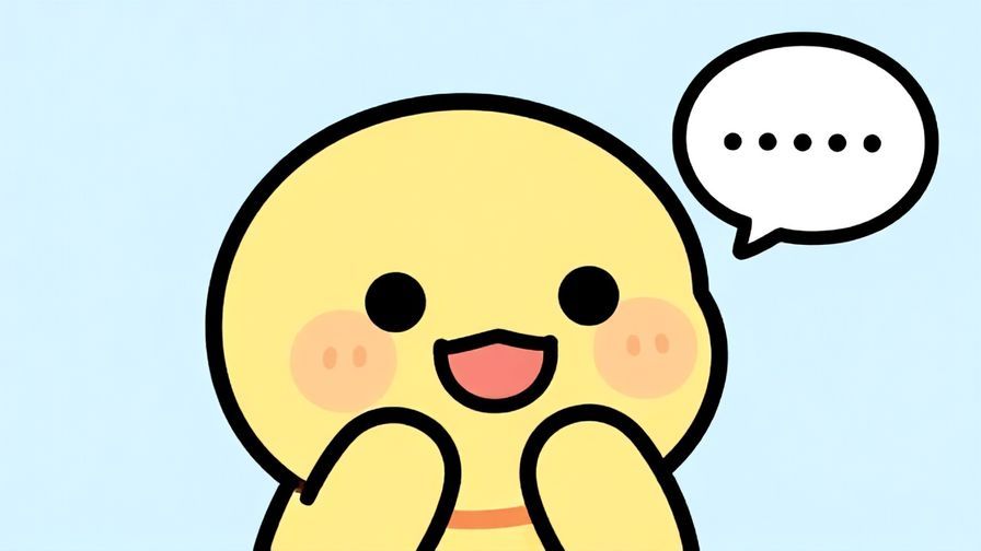 Illustration%20of%20a cute character making a smiling face with a comic-style sound effect bubble emphasizing the smile
