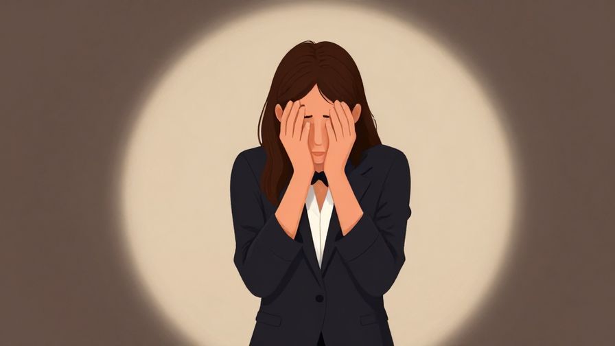 Illustration%20of%20a deeply apologetic person with a slight bow, formal setting, soft spotlight, illustrated style