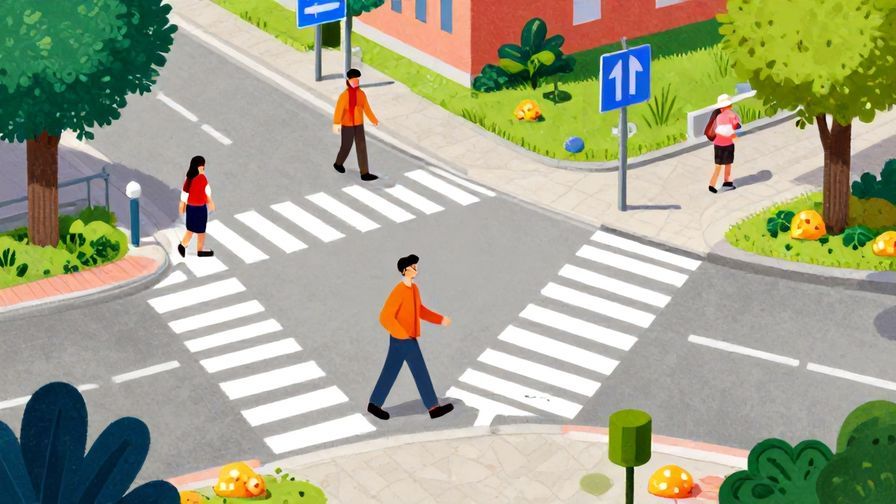 Illustration%20of%20a determined character walking past crossroads, ignoring some paths, vibrant colors, illustrated style