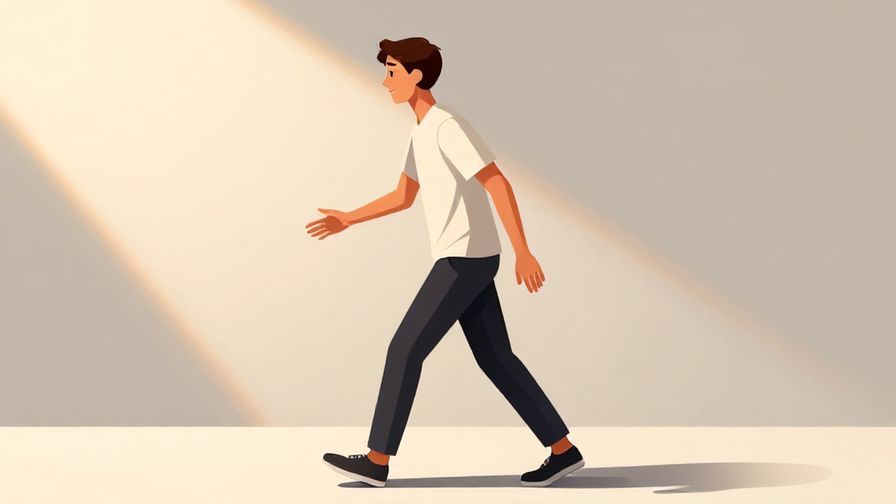 Illustration%20of%20a determined young man stepping forward ready to act, warm lighting, illustrated style