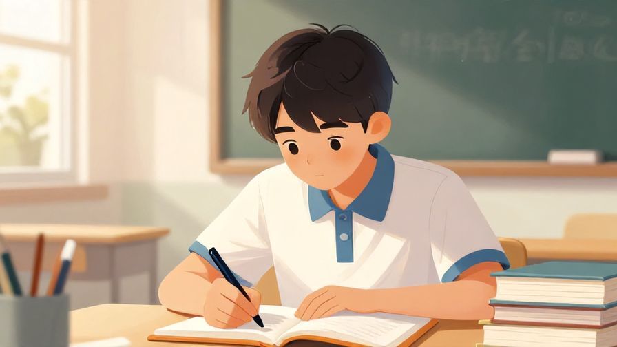 Illustration%20of%20a diligent%20student%20studying%20with%20focused%20expression%2C%20surrounded%20by%20books%20and%20soft%20sunlight%2C%20illustrated%20style