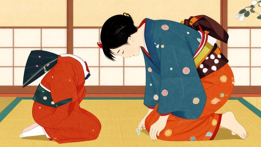 Illustration%20of%20a formal apology%20scene%20with%20a%20person%20bowing%20deeply%2C%20traditional%20Japanese%20setting%2C%20vibrant%20colors%2C%20illustrated%20style