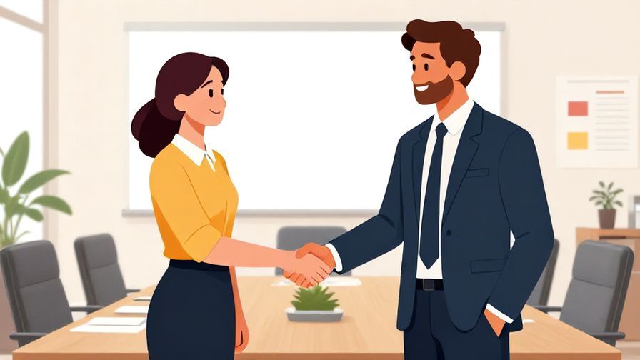 Illustration%20of%20a formal business handshake%2c office conference room background%2c professional attire%2c vibrant illustrated style