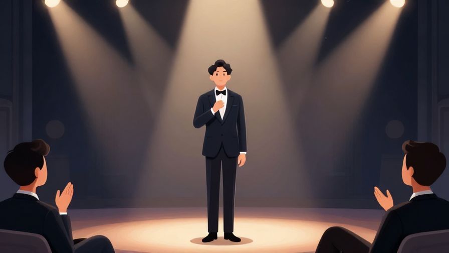 Illustration%20of%20a formal event with a speaker making a polite request%2C%20soft%20stage%20lighting%2C%20elegant%20attire%2C%20illustrated%20style