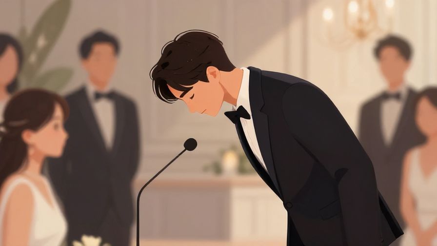 Illustration%20of%20a formal event%20with%20a%20person%20bowing%20slightly%20before%20speaking%2C%20elegant%20setting%2C%20soft%20lighting