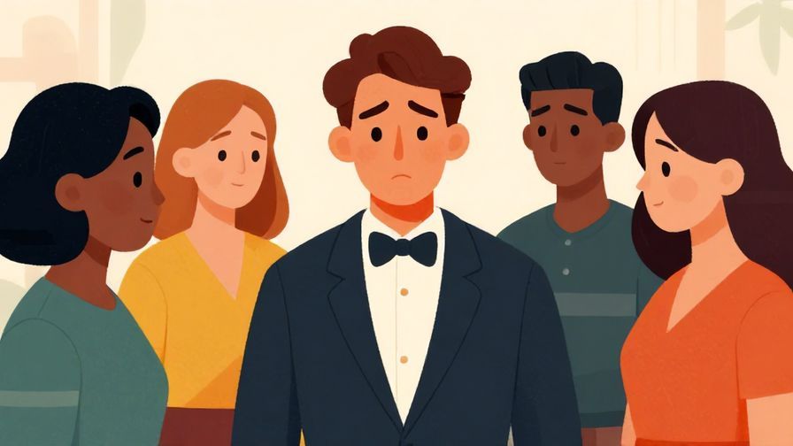 Illustration%20of%20a formal gathering%20with%20a%20gentleman%20looking%20concerned%20while%20others%20nod%20quietly%2C%20soft%20lighting%2C%20vibrant%20colors%2C%20illustrated%20style