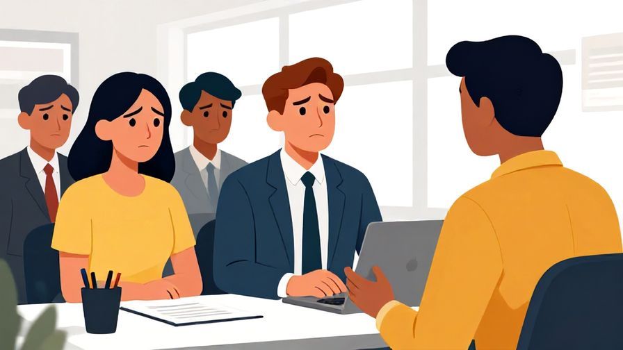 Illustration%20of%20a formal group%20of people%20in%20an%20office%20looking%20displeased%20at%20one%20person%20who%20is%20disagreeing%2C%20vibrant%20colors