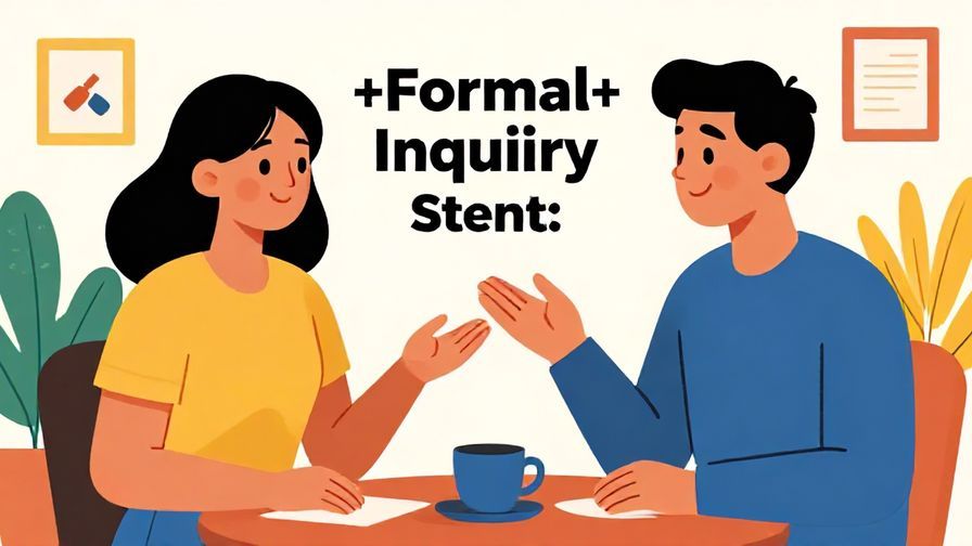 Illustration%20of%20a formal inquiry%20about%20start%20time%20at%20an%20event%20with%20two%20people%20talking%20politely%2C%20vibrant%20colors%2C%20illustrated%20style