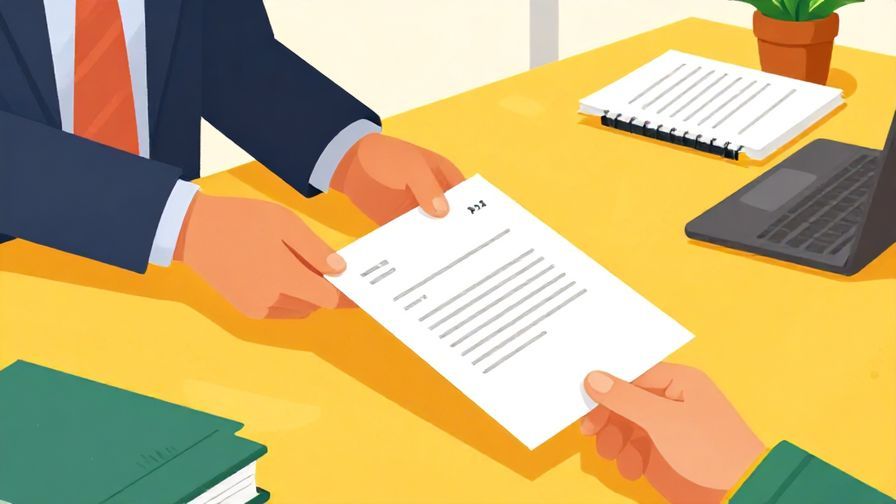 Illustration%20of%20a formal letter being handed over%20in%20an%20office%20setting%2C%20vibrant%20colors%2C%20illustrated%20style