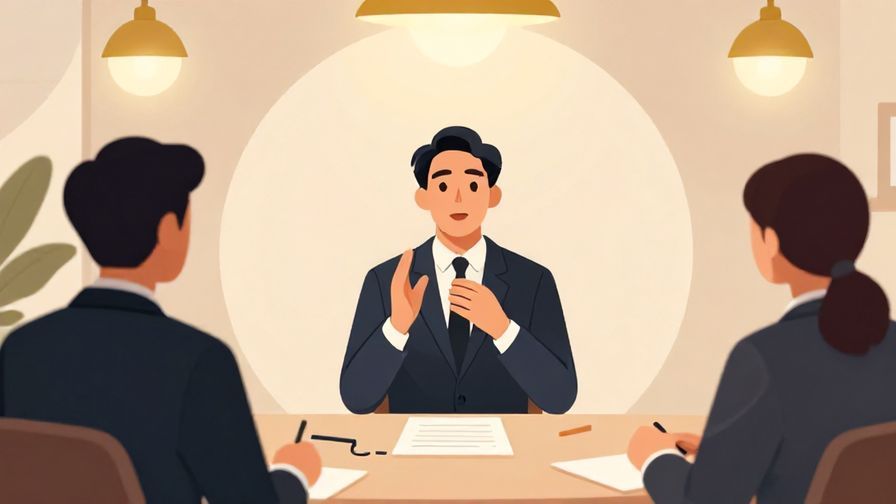 Illustration%20of%20a formal meeting scene%2C a person respectfully asking for slow speech%2C elegant office lighting%2C illustrated style