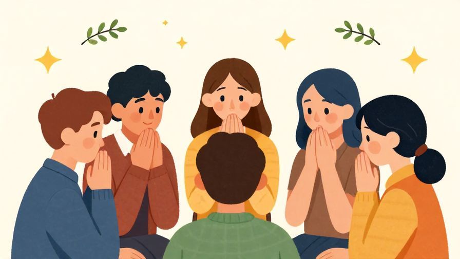 Illustration%20of%20a formal meeting with people respectfully nodding, olive branches and stars decorate the background, calm colors, illustrated style