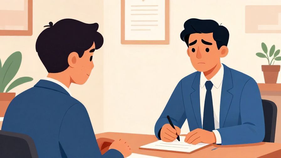 Illustration%20of%20a formal meeting%20with%20one%20person%20looking%20apologetic%20and%20another%20looking%20disappointed%2C%20vibrant%20colors%2C%20illustrated%20style